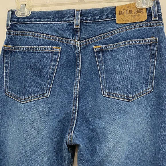 VTG Gap Blue Jeans Flare Y2K 90s Medium Wash High-Waisted - Picture 6 of 6